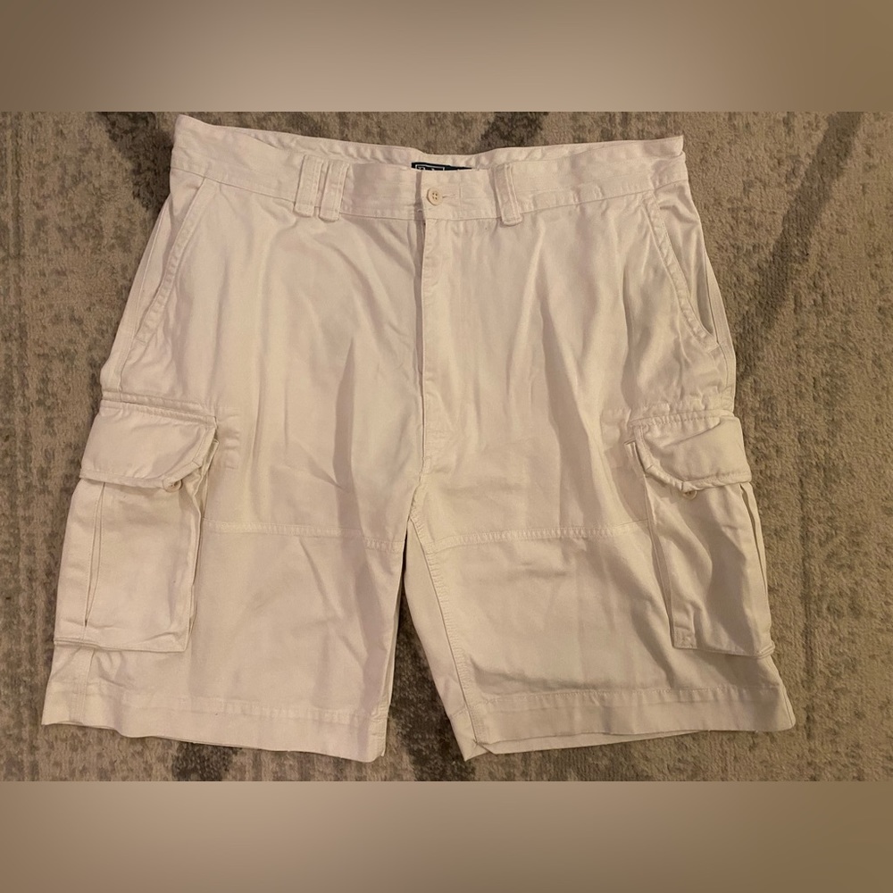 Polo Ralph Lauren White Size 42T Men’s Cargo Shorts